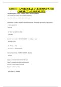 ABSITE Anorectal Questions with Correct Answers 2025 &vert; American Board of Surgery In-Training Exam Prep