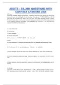 ABSITE Biliary Questions with Correct Answers 2025 &vert; American Board of Surgery In-Training Exam Prep