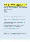 JOMC 486 &ndash; Midterm UPDATED  ACTUAL  Exam Questions and CORRECT Answers 