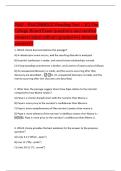 PSAT - PSAT&sol;NMSQT Reading Test -- &lpar;C&rpar; The  College Board Exam questions and verified  answers latest edition &lpar;graded A&plus;&rpar; detailed  answers&excl;&excl; 