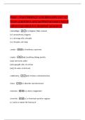 PSAT - PSAT&sol;NMSQT VOCABULARY LIST &lpar;C&rpar;  Exam questions and verified answers latest  edition &lpar;graded A&plus;&rpar; detailed answers&excl;&excl; 