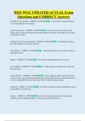 D253 WGU UPDATED ACTUAL Exam  Questions and CORRECT Answers 