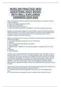 NURS 209 PRACTICE HESI  QUESTIONS &lpar;IGGY BOOK&rpar;  WITH WELL EXPLAINED  ANSWERS 2025-2026 