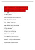 PSAT - PSAT&sol;NMSQT  VOCABULARY LIST &lpar;B&rpar;  Exam questions and verified answers latest  edition &lpar;graded A&plus;&rpar; detailed answers&excl;&excl; 