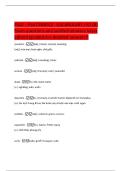 PSAT - PSAT&sol;NMSQT  VOCABULARY LIST &lpar;B&rpar;  Exam questions and verified answers latest  edition &lpar;graded A&plus;&rpar; detailed answers&excl;&excl; 