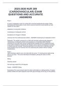 Package deal for NUR 209 NUR 209&lpar;2025-2026&rpar; COMPLETE EXAM QUESTIONS WITH VERIFIED ANSWERS