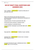 NR 507 EDAPT FINAL QUESTIONS AND  ANSWERS 2025