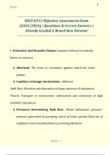 WGU D313 Objective Assessment Exam  &lpar;2025&sol;2026&rpar; &vert; Questions & Correct Answers &vert;  Already Graded A Brand New Version&excl;  