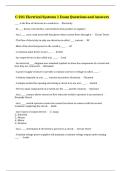 C-201 Electrical Systems 1 Exam Questions and Answers