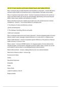 CDH CH 10 Exam Questions and Answers Already Passed Latest Update 2025-2026
