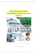 Test Bank Microbiology Fundamentals A Clinical Approach&comma; 3rd Edition By Cowan&comma; Chapter 1-22 &vert;Complete All Chapters Latest
