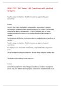 WGU D357 DEI Exam 195 Questions with Verified Answers&comma;100&percnt;CORRECT