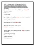 FCCLA HISTORY- NEW COMPREHENSIVE EXAM  QUESTIONS WITH DETAILED VERIFIED AND 100&percnt;  ACCURATE ANSWERS BRAND NEW EXAM ALREADY  GRADED A