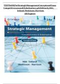 Test Bank for Strategic Management Concepts and Cases Competitiveness and Globalization 14th Edition By Michael Hitt&comma; Duane Ireland&comma; Robert Hoskisson&comma; Jeffrey Harrison &vert;All Chapters &vert; Latest Version 2025 A&plus;