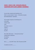 N4341 - EXAM 1 &lpar;OB - HOOLAPA&sol;WELCH&rpar; QUESTIONS WITH 100&percnt; CORRECT ANSWERS&excl;&excl;