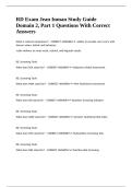 RD Exam Jean Inman Study Guide Domain 2&comma; Part 1 Questions With Correct Answers