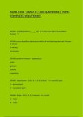 NURS 4341 - EXAM 3 &vert; 105 QUESTIONS &vert; WITH COMPLETE SOLUTIONS&excl;&excl;