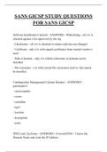 SANS GICSP STUDY QUESTIONS FOR SANS GICSP QUESTIONS AND ANSWERS 2025