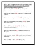 FCCLA TRIVIA COMPREHENSIVE EXAM QUESTIONS WITH  DETAILED VERIFIED AND 100&percnt; ACCURATE ANSWERS  BRAND NEW EXAM ALREADY GRADED A 
