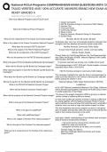 National FCCLA Programs COMPREHENSIVE EXAM QUESTIONS WITH DE TAILED VERIFIED AND 100&percnt; ACCURATE ANSWERS BRAND NEW EXAM AL READY GRADED A