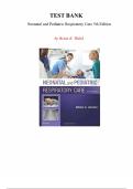 Test Bank for Neonatal and Pediatric Respiratory Care 5th Edition by Brian K&period; Walsh&comma; Chapter 1-36 &vert;All Chapters
