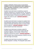 COBGC CERTIFICATION EXAM&period; EXAM WITH  CORRECT ACTUAL QUESTIONS AND CORRECTLY  WELL DEFINED ANSWERS LATEST ALREADY  GRADED A&plus; &lpar;2025&sol;2026&rpar;