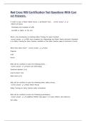 Red Cross WSI Certification Test Questions With Correct Answers&period;&period;pdf
