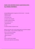 NURS 4350 MIDTERM EXAM QUESTIONS WITH ALL PASSED ANSWERS&excl;&excl;