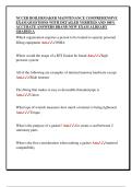 NCCER BOILERMAKER MAINTENANCE COMPREHENSIVE  EXAM QUESTIONS WITH DETAILED VERIFIED AND 100&percnt;  ACCURATE ANSWERS BRAND NEW EXAM ALREADY  GRADED A