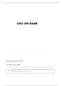 CSCI 340 &ndash; Operating Systems Midterm Study Guide