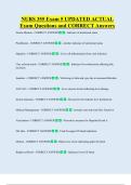 NURS 355 Exam 5 UPDATED ACTUAL    Exam Questions and CORRECT Answers 