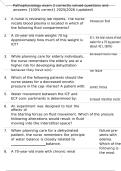 Pathophysiology exam 2 correctly solved questions and answers &lbrace;100&percnt; correct&rcub; 2025&vert;2026 &lpar;updated&rpar;