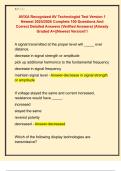 AVIXA Recognized AV Technologist Test Version 1  Newest 2025&sol;2026 Complete 100 Questions And  Correct Detailed Answers &lpar;Verified Answers&rpar; &vert;Already  Graded A&plus;&vert;&vert;Newest Version&excl;&excl;&excl;