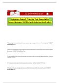 Irrigation Exam 2 Practice Test Exam With Correct Answer&comma;2025 Latest Updates&comma;A&plus; Graded&period;