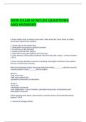 GERI EXAM &num;2 NCLEX QUESTIONS AND ANSWERS &vert; GRADED A