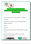 MercuryGate TMS Exam &lpar;2025&sol;2026&rpar; &ndash; 70&plus; Verified Q&A &vert; Load Management&comma; Route Board&comma; Carrier Invoicing&comma; Spot Quotes&comma; Admin Tools
