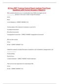 40 Hour RBT Training Central Reach Institute Final Exam Questions with Correct Answers &vert; Rated A&plus;