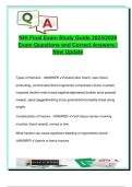NHI Final Exam Study Guide 2025&sol;2026 &ndash; 180&plus; Verified Questions & Answers &vert; Diabetes&comma; Fractures&comma; GI Disorders&comma; Shock&comma; Liver Disease&comma; ABGs&comma; Endocrine