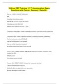 40 Hour RBT Training&colon; &lpar;4&rpar; Professionalism Exam Questions with Correct Answers &vert; Rated A&plus;