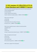 Y3 M3 Anatomy &num;2 UPDATED ACTUAL   Exam Questions and CORRECT Answers 