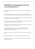 BOMI RPA Asset Management exam with correct detailed answers&period;