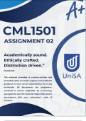 CML1501 ASSIGNMENT 2 SEMESTER 2 2025 &ast;COMPLETE ANSWERS&ast; DUE 10 SEPTEMBER 2025 &lpar;BEST ANSWERS FOR THIS ASSIGNMENT&rpar;