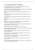 C12 EXAM QUESTIONS & ANSWERS
