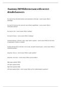 Anatomy 260 Midterm exam with correct detailed answers&period;