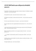 ANAT 260 Final exam with precise detailed answers&period;