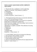 NUR 311 QUIZ 2 QUESTIONS WITH COMPLETE SOLUTIONS