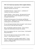 NEU 311L Final Exam Questions With Complete Solutions