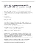 NURS 410 psych practice test 4 &lpar;Ch&period; 13&comma; 14&comma; 19&comma; & 26&rpar; well answered passed