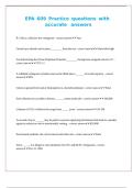 EPA 609 Practice questions with accurate detailed answers 