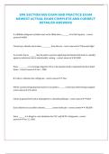 EPA SECTION 609 EXAM AND PRACTICE EXAM NEWEST ACTUAL EXAM COMPLETE AND CORRECT DETAILED ANSWERS 
